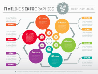 Web Template for circle diagram or presentation. Business concep