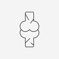 bone line icon