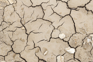 overdried cracked clay texture earth