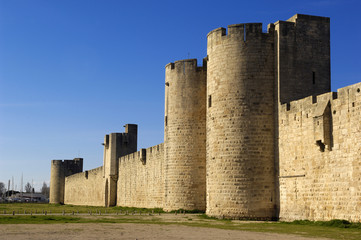 Fototapeta na wymiar Fort of Aigues-Mortes, Camargue, France