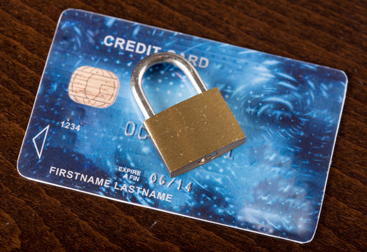 Credit card security concept