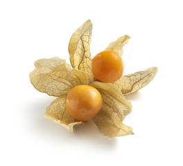 inca berries on a white background