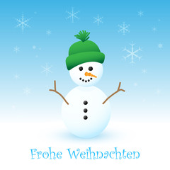 FROHE WIEHNACHTEN Grußkarte