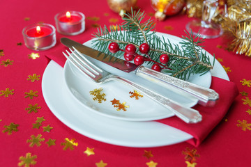 Christmas in red tones