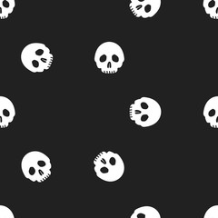seamless skull pattern