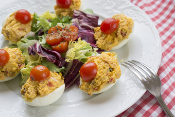 deviled eggs