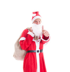 Teenager als Nikolaus