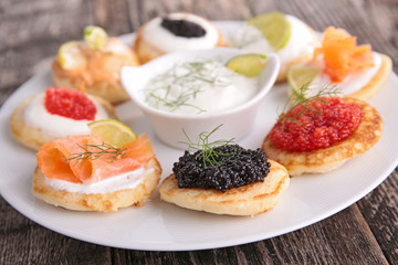canape,buffet food
