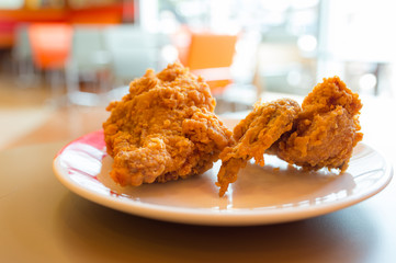 fried chicken on a plate