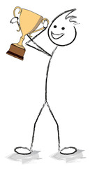 personnage qui tiens une coupe