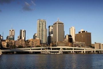 Fototapeta na wymiar Skyline of Brisbane, Australia