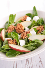 salad with apple and walnut