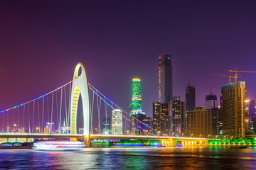 Obraz premium cable stayed bridge over a river