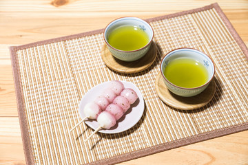 日本茶と和菓子