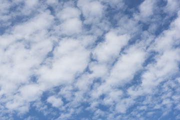 青空と変わった雲