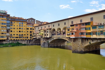 Fototapeta na wymiar Il fiume Arno a firenze