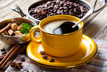 Black coffee