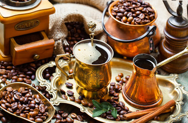 Black coffee