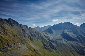 Mountain range landscape