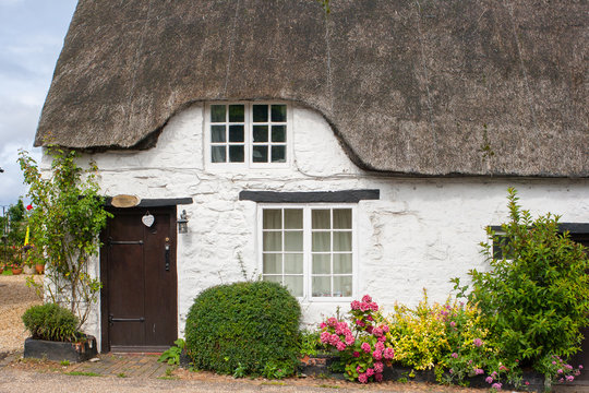 Traditional cottage stone house in the Midlands, United Kingdom