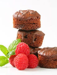 Mini chocolate cakes