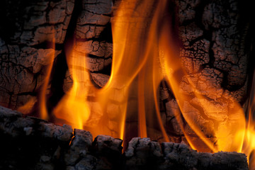 Fire flames.