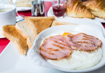 wonderful Breakfast-Prepared Egg and ham