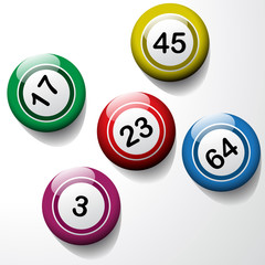 Vector bingo background