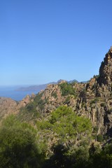Fototapeta premium vers les calanques de piana
