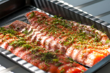 steak fish salmon crude