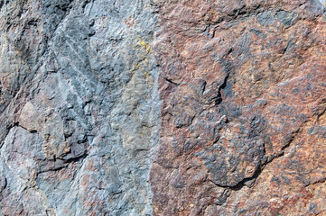 texture dichroic iron ore closeup