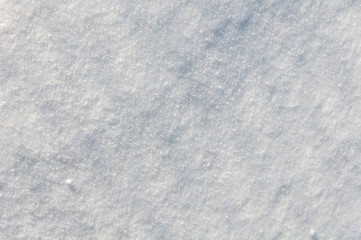 background of fresh snow
