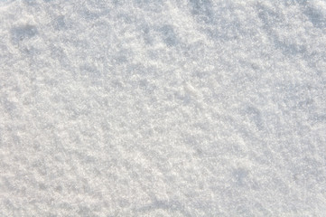 background of fresh snow