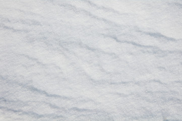 background of fresh snow