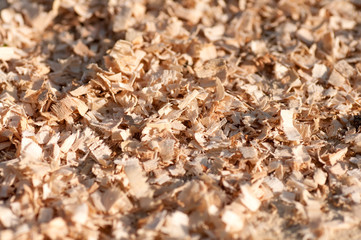 background of sawdust