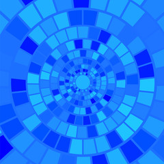 Blue Mosaic Background. 