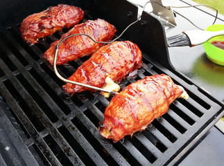 Fleisch auf dem Grill