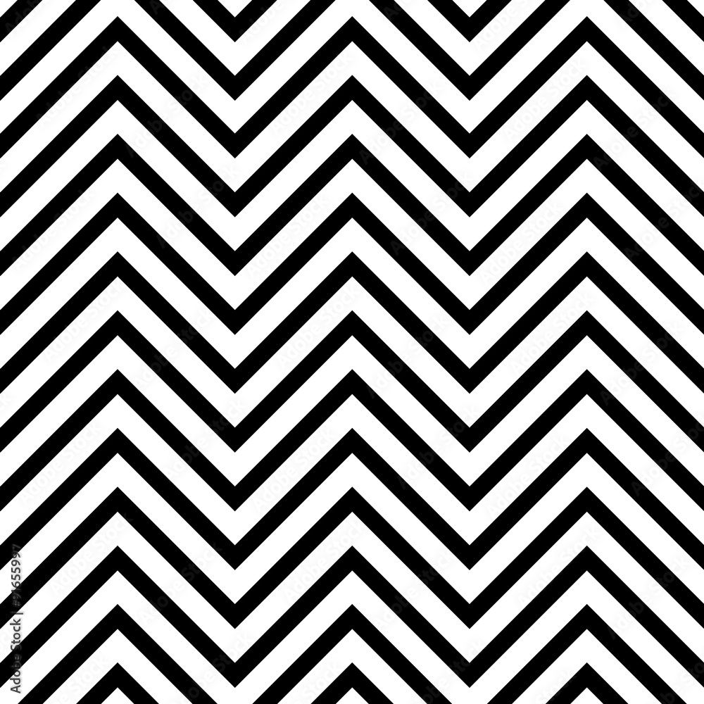Poster pattern in zigzag.