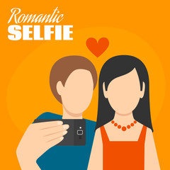 Romantic Selfie Poster