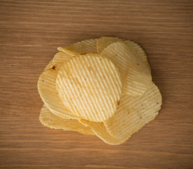 crispy potato chips