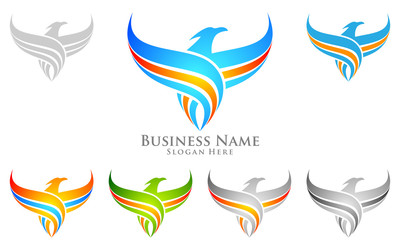 Obraz premium eagle, hawk, phoenix, vector, logo, design,