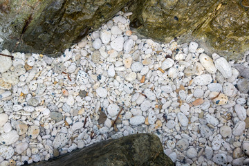 Ciottoli tra le rocce
