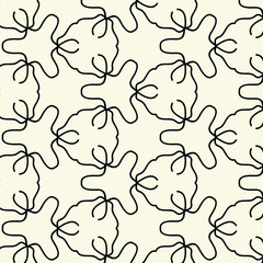 Vector seamless pattern modern stylish texture