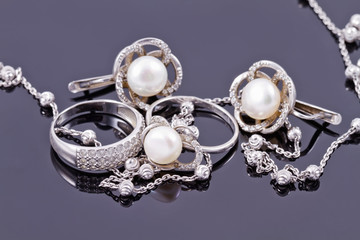 Fine silver rings and unusual silver chain