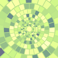 Abstract Green Mosaic Background