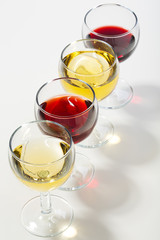 The color of wine.