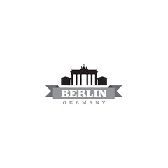 Fototapeta premium Berlin Germany city symbol vector illustration
