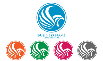 eagle, hawk, phoenix, vector, logo, design,