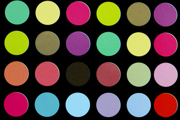 Color polka dot pattern.