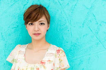 Obraz premium 女性ポートレイト